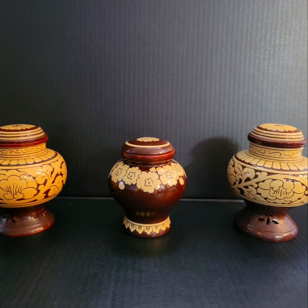 Vintage ginger jars